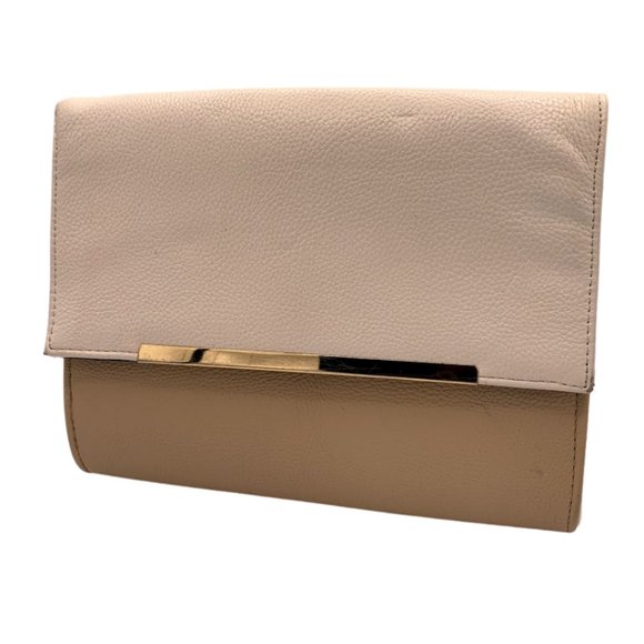 Dual Toned Envelope Style Clutch - Picture 1 of 5